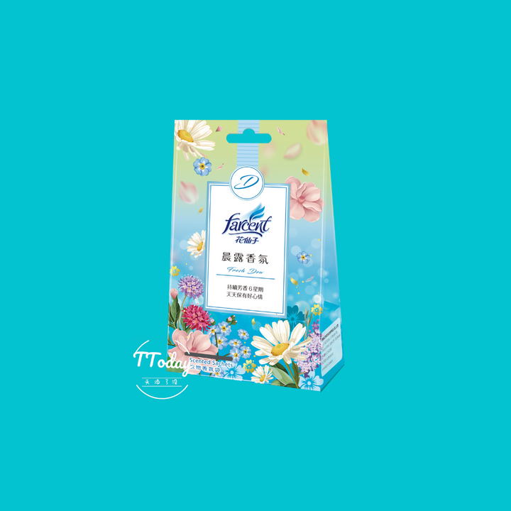 (Out of Stock 售罄補貨中)  花仙子 衣物香氛袋 晨露香氣 Fresh Dew Scented Sachet Bag 3pcs/ pack