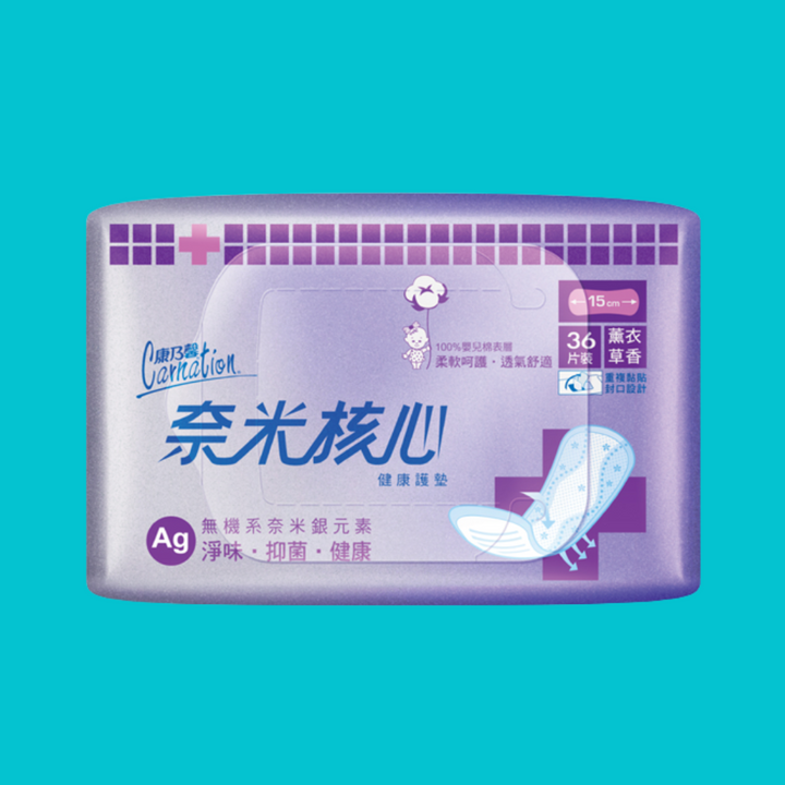 奈米核心健康護墊 薰衣草香  Nano Core Health Scented  36 pcs 15cm