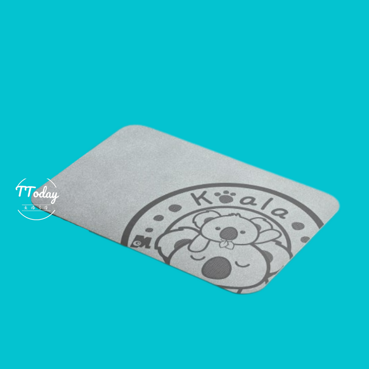 10秒頂吸 軟式珪藻土吸水地墊 無尾熊 10-second soft diatomite floor mat tile Koala 60x40cm